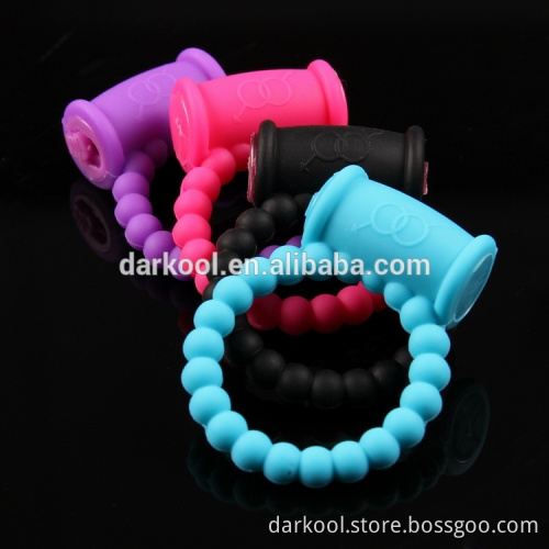 C012/Beautiful sex toy for men silicone penis cock ring vibrator